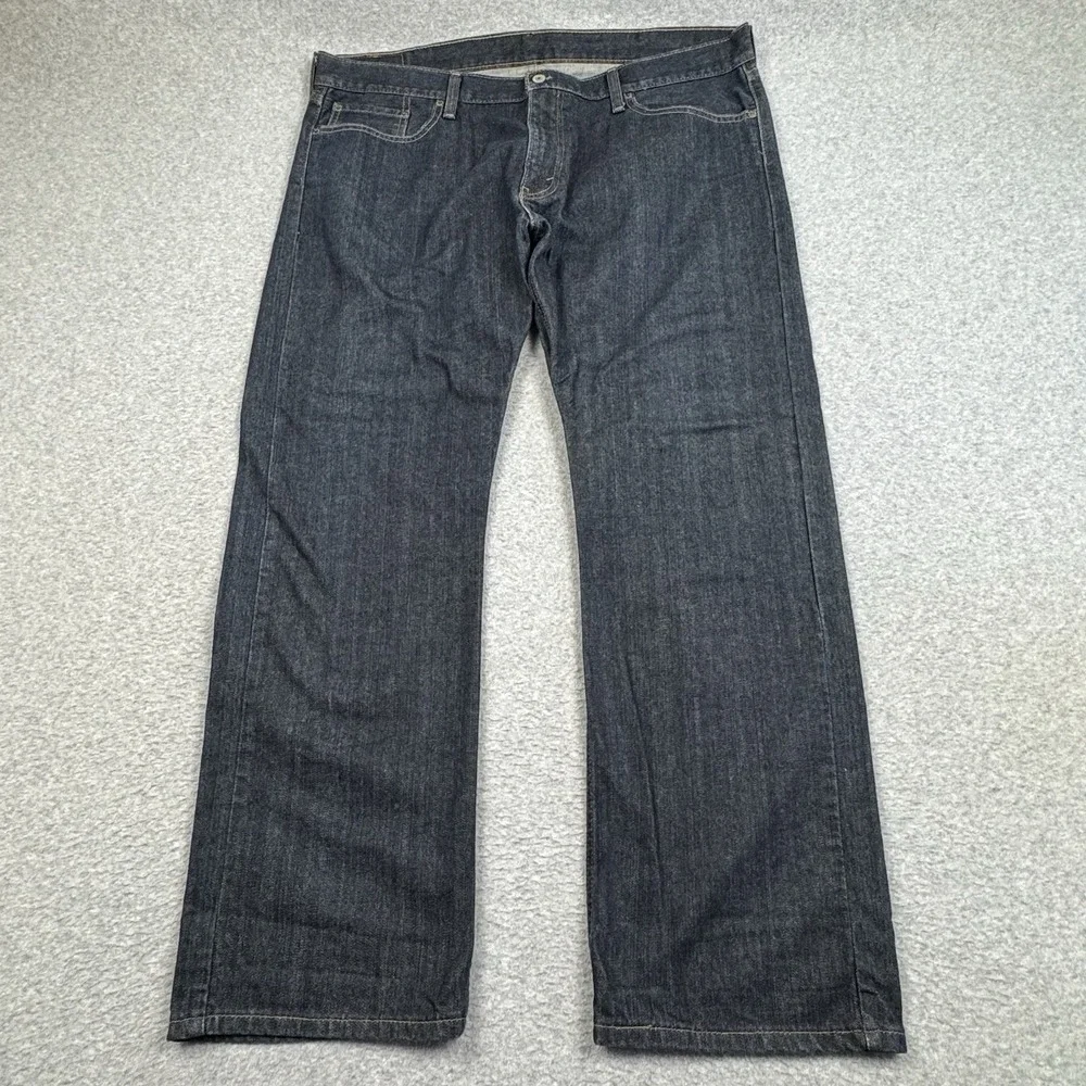 Levis 514 Straight Leg‎ Jeans Mens 40x30 (42x31) Dark Wash Denim Pants Classic